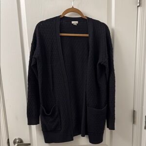 Women's Black Cardigan Sweater